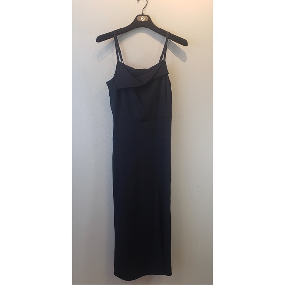 Vince NWT Twist Front Side Split Midi Dress - Picture 4 of 12